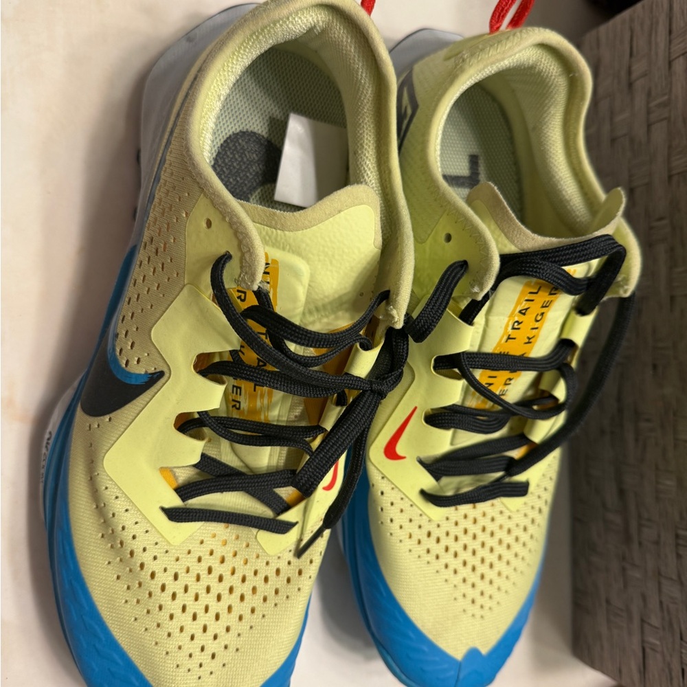 Nike Yellow and Blue Trail Sneakers